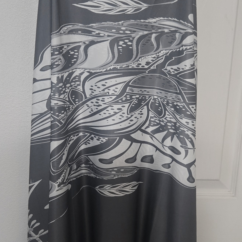 Lily Gray and White Patterned Pants